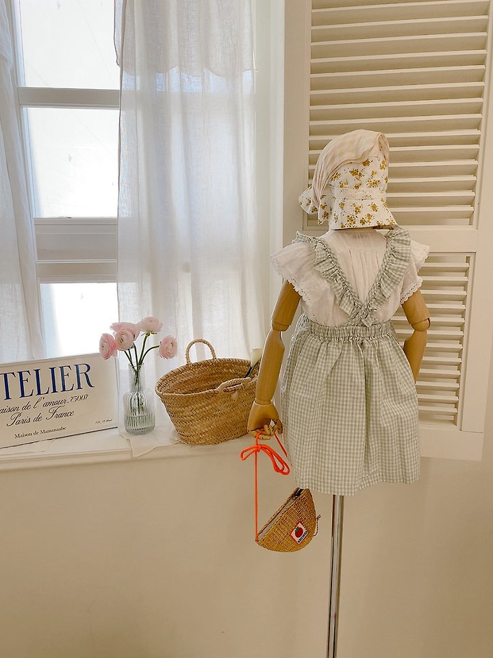 Studio M - Korean Children Fashion - #discoveringself - Apron One-piece - 5