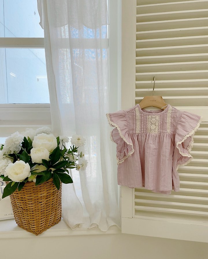 Studio M - Korean Children Fashion - #discoveringself - Misha Lace Blouse - 8