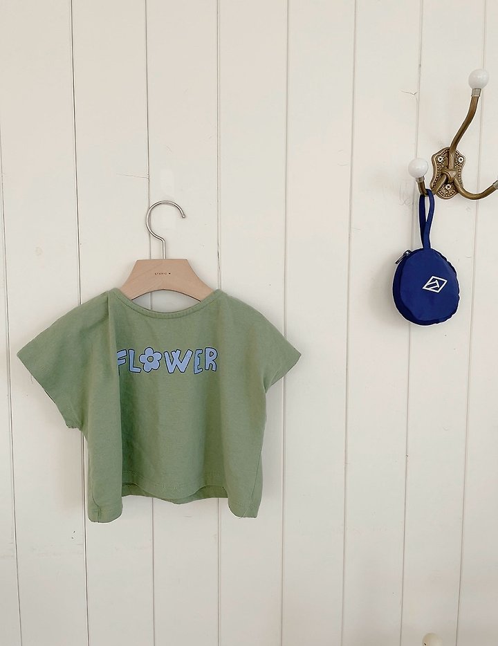 Studio M - Korean Children Fashion - #discoveringself - Flower Print Tee - 6