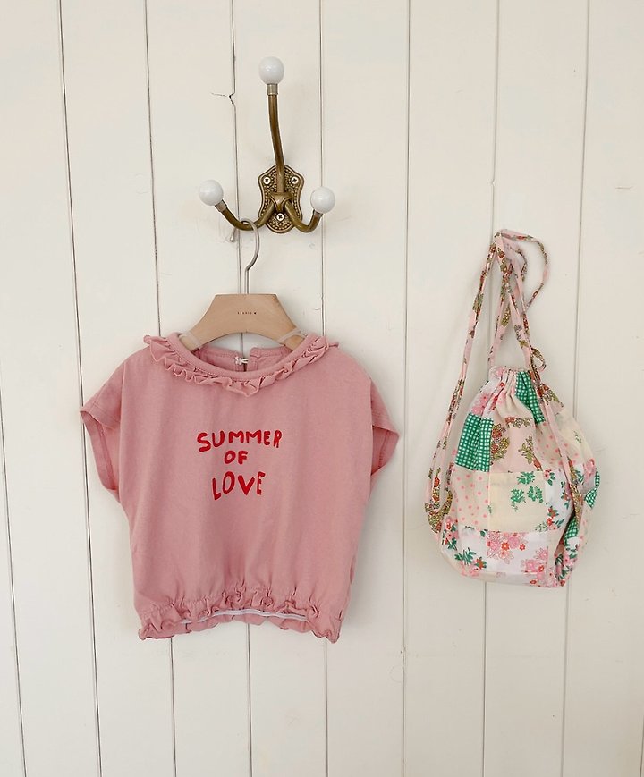 Studio M - Korean Children Fashion - #fashionkids - Summer Love Frill Tee - 11