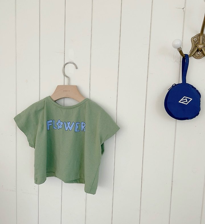 Studio M - Korean Children Fashion - #fashionkids - Flower Print Tee - 7