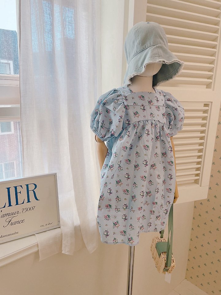 Studio M - Korean Children Fashion - #kidsshorts - Flower Pintuck One-piece - 3