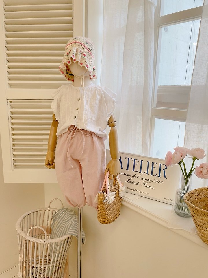 Studio M - Korean Children Fashion - #kidsstore - Zadik Half-Open Blouse - 9