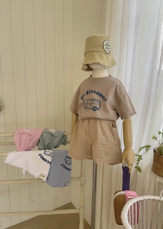 Studio M - Korean Children Fashion - #kidsstore - Godis Cover Print Tee - 3