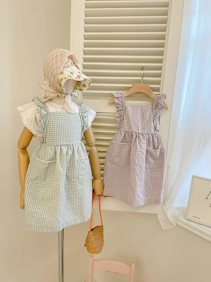 Studio M - Korean Children Fashion - #kidzfashiontrend - Apron One-piece - 9
