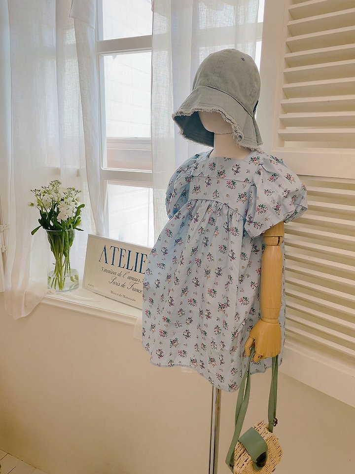 Studio M - Korean Children Fashion - #kidzfashiontrend - Flower Pintuck One-piece - 5