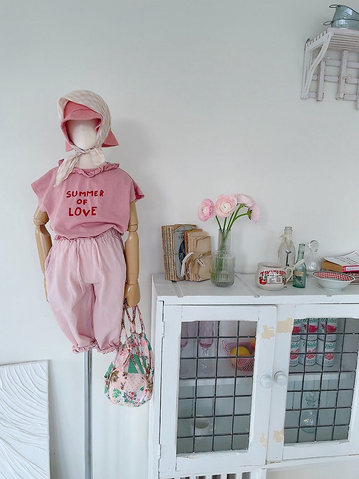 Studio M - Korean Children Fashion - #littlefashionista - Summer Love Frill Tee - 2