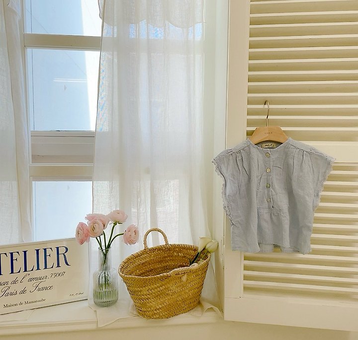 Studio M - Korean Children Fashion - #littlefashionista - Zadik Half-Open Blouse - 12