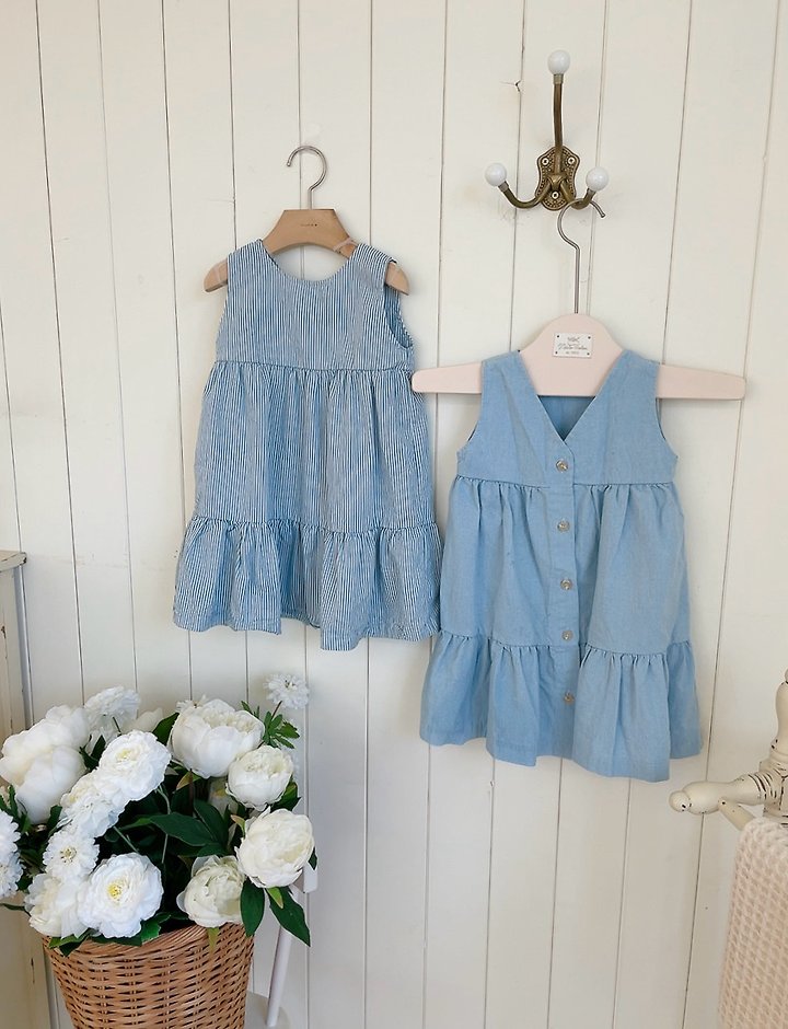 Studio M - Korean Children Fashion - #magicofchildhood - Washed Two-Way One-piece - 10