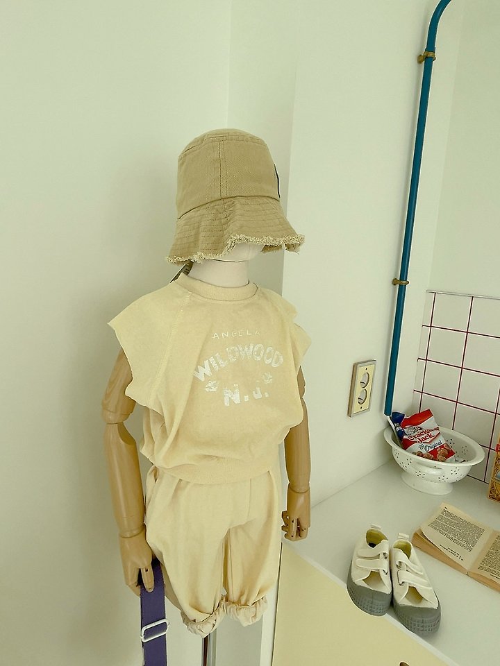 Studio M - Korean Children Fashion - #magicofchildhood - Pigment Print Tee - 5