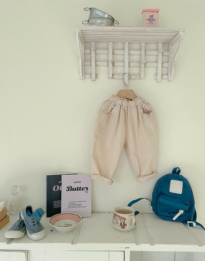 Studio M - Korean Children Fashion - #minifashionista - Cotton Linen Wide Pants - 7