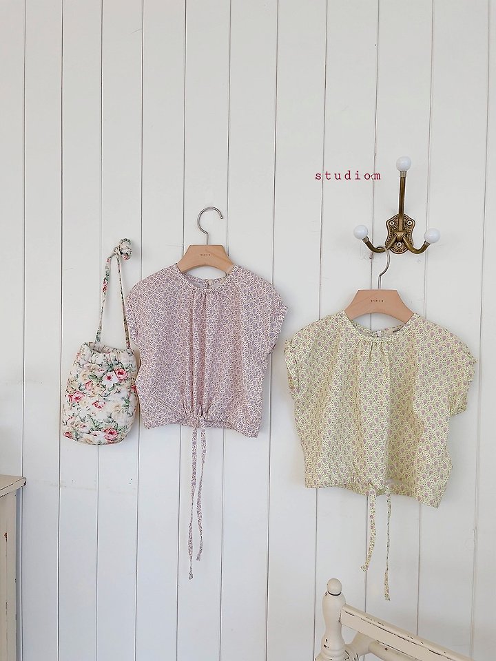 Studio M - Korean Children Fashion - #minifashionista - Nana Strap Blouse - 2