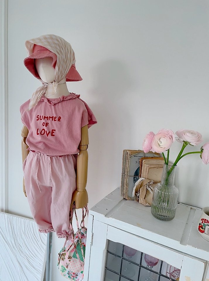 Studio M - Korean Children Fashion - #prettylittlegirls - Summer Love Frill Tee - 5
