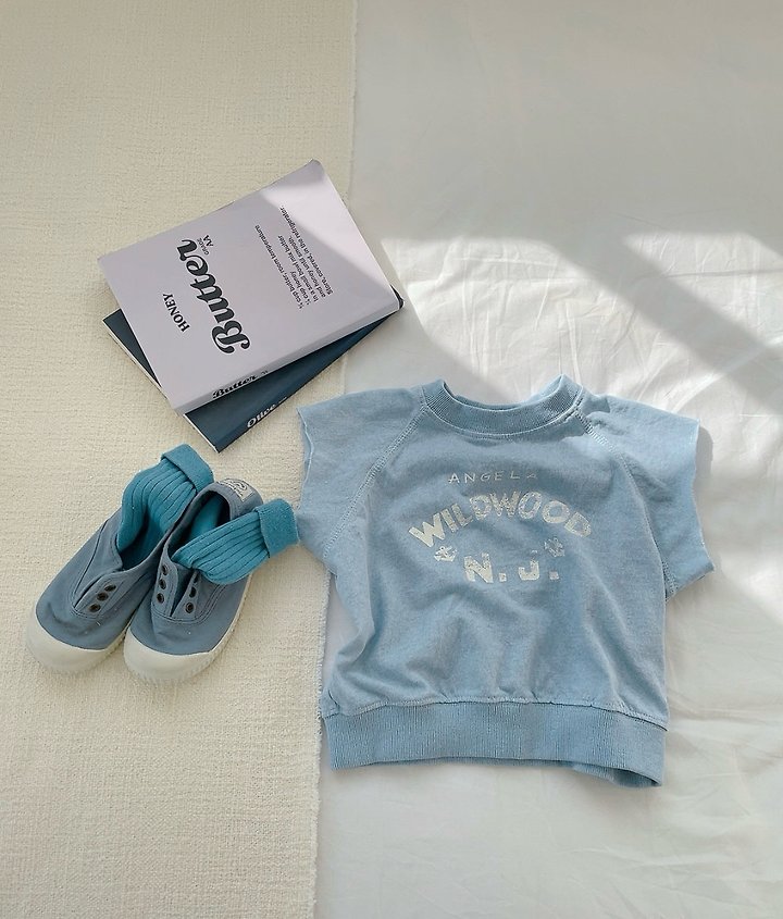 Studio M - Korean Children Fashion - #prettylittlegirls - Pigment Print Tee - 7