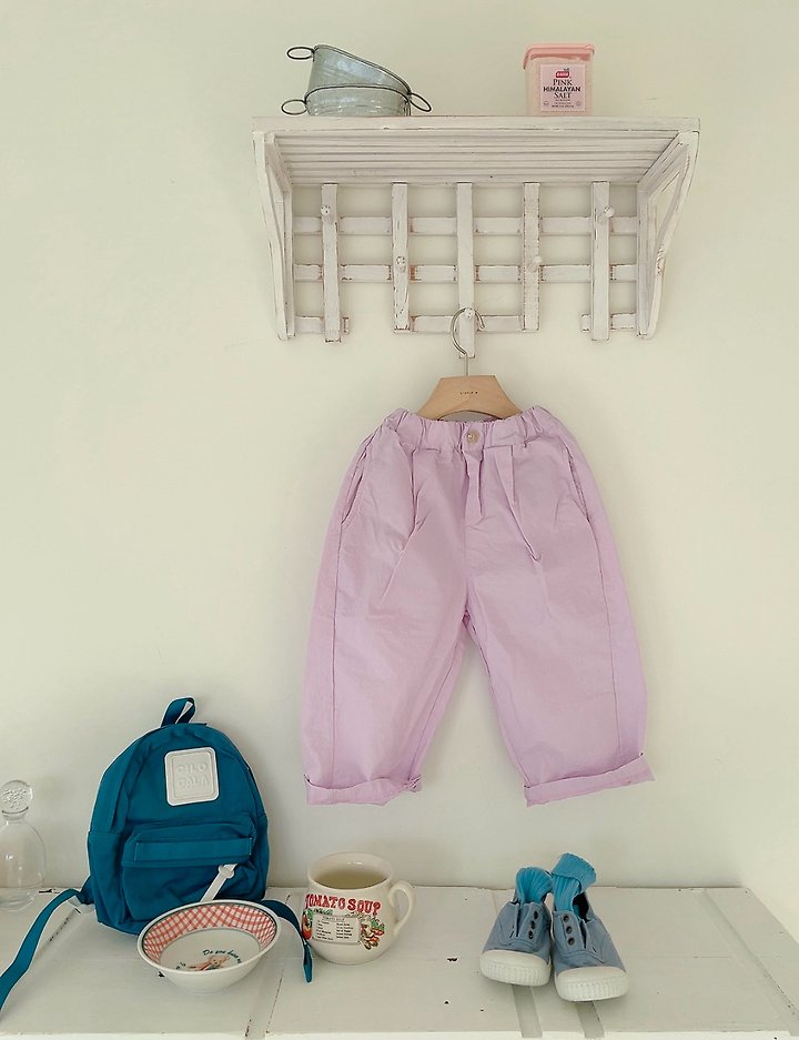 Studio M - Korean Children Fashion - #stylishchildhood - One-Pin Tuck Wide Pants - 7