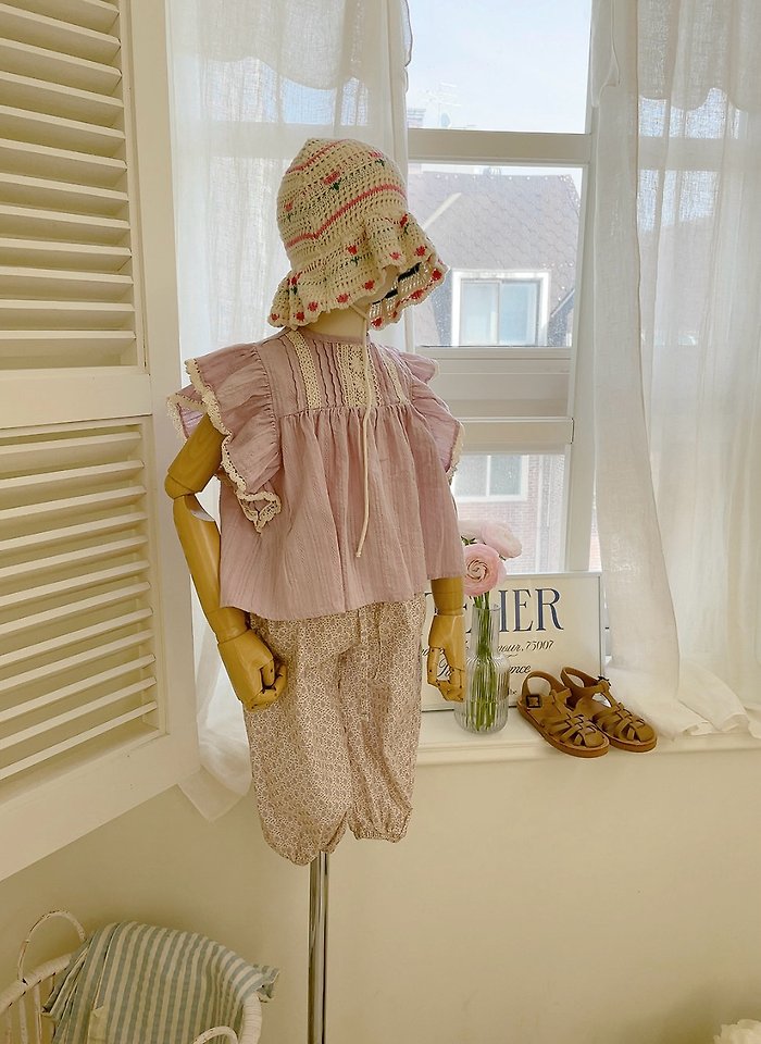 Studio M - Korean Children Fashion - #toddlerclothing - Misha Lace Blouse - 4
