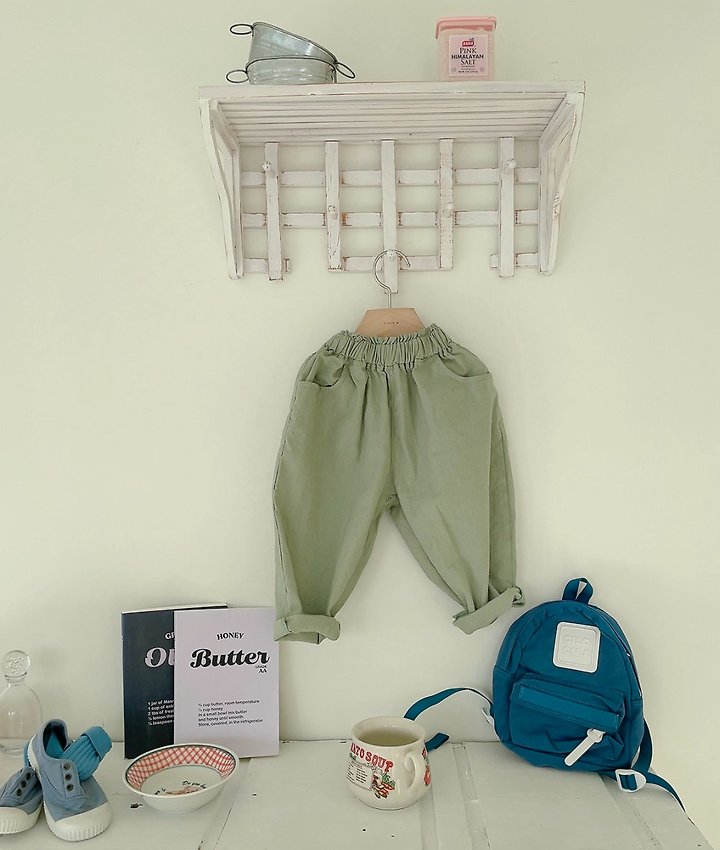 Studio M - Korean Children Fashion - #todddlerfashion - Cotton Linen Wide Pants - 9