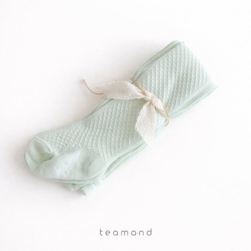 Teamand - Korean Baby Fashion - #babyboutiqueclothing - Summer Waffle Tights - 5