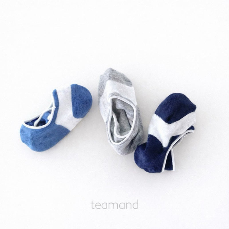 Teamand - Korean Baby Fashion - #babyclothing - Two-Tone Socks Basic Set
