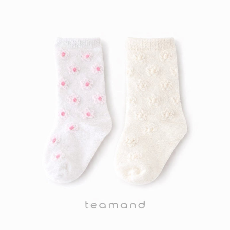 Teamand - Korean Baby Fashion - #babyootd - Punching Daisy Set