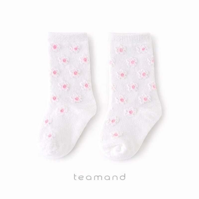 Teamand - Korean Baby Fashion - #babyoutfit - Punching Daisy Set - 2