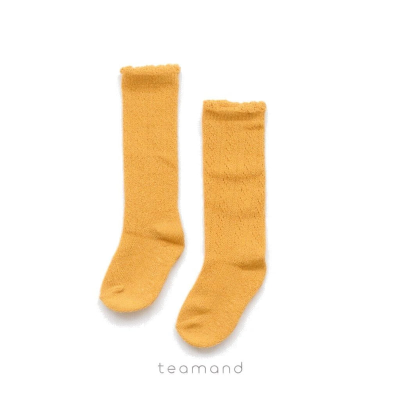 Teamand - Korean Baby Fashion - #babywear - Macaron Knee Socks - 2