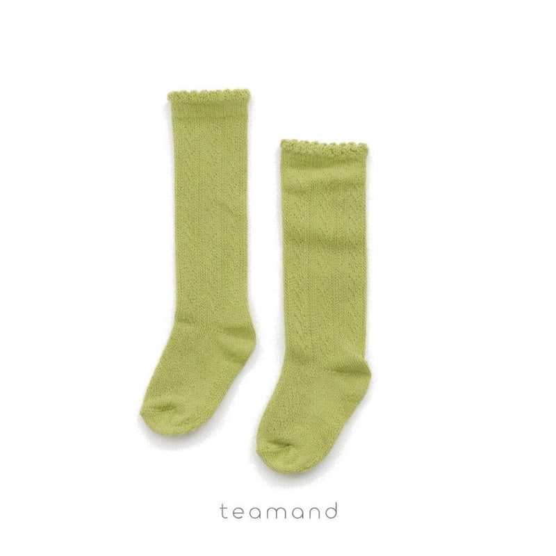 Teamand - Korean Baby Fashion - #onlinebabyboutique - Macaron Knee Socks - 3