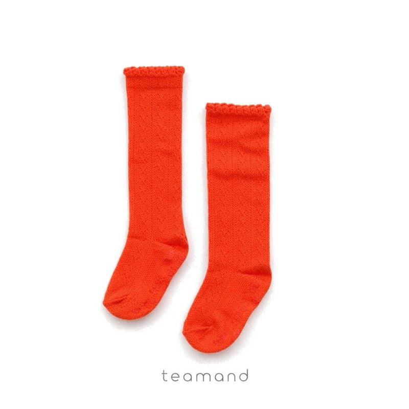 Teamand - Korean Baby Fashion - #onlinebabyboutique - Macaron Knee Socks - 4