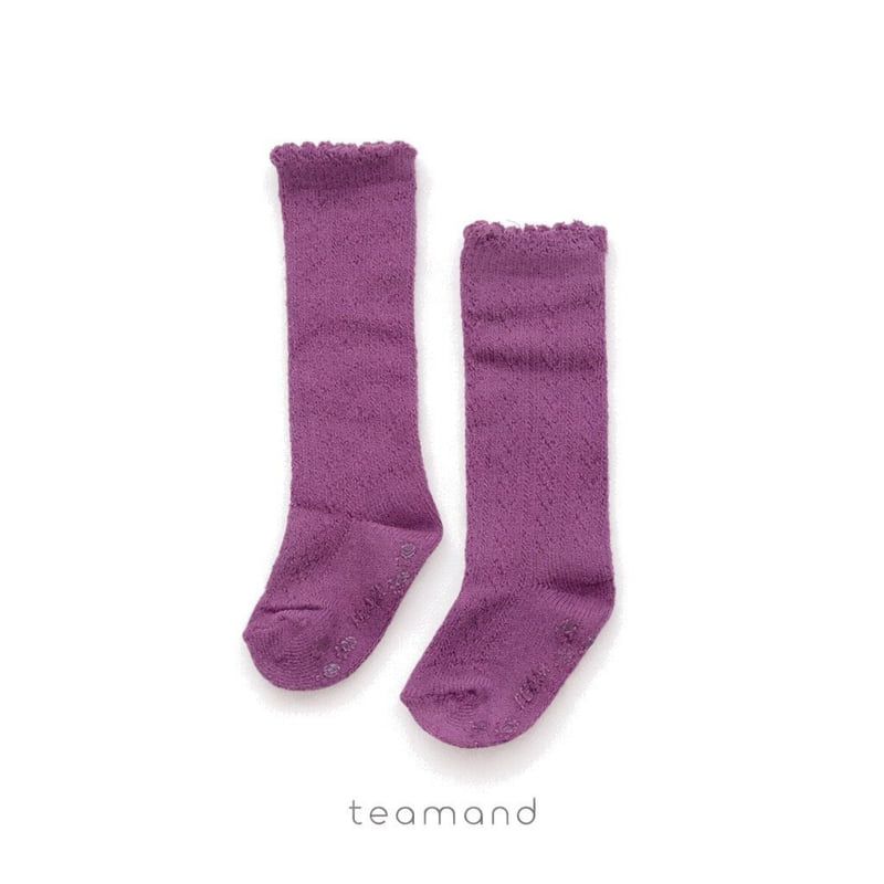 Teamand - Korean Baby Fashion - #smilingbaby - Macaron Knee Socks - 5