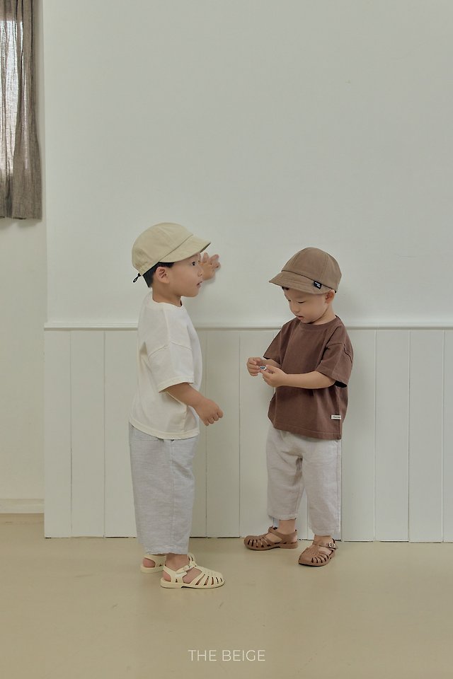 The Beige - Korean Baby Fashion - #smilingbaby - Basic Short Sleeve Tee - 4