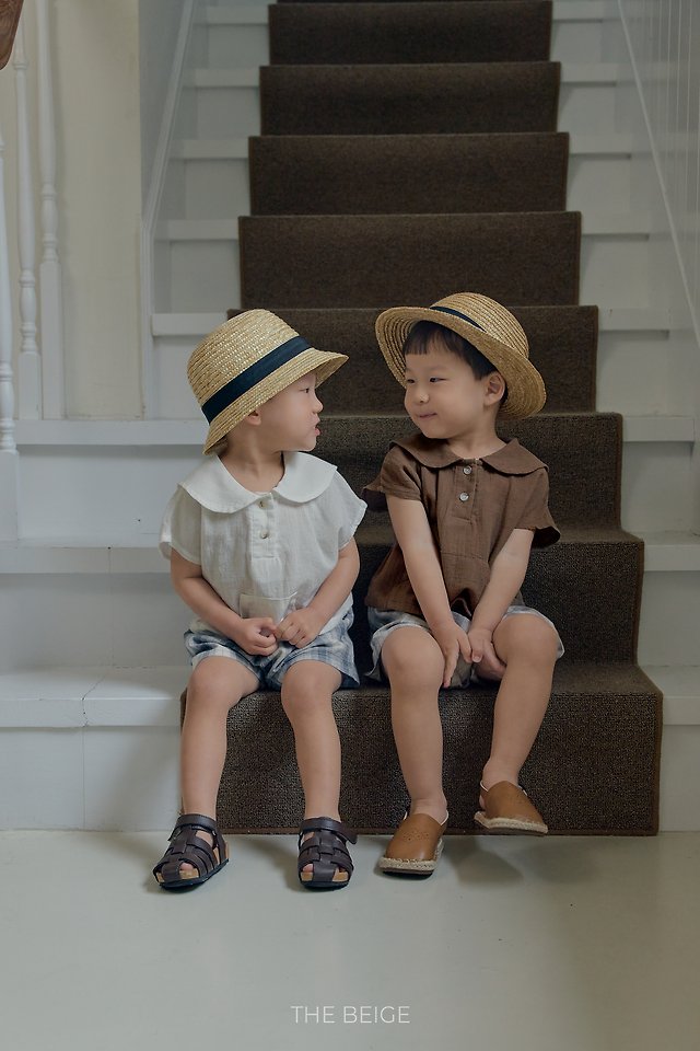 The Beige - Korean Baby Fashion - #babyboutique - 26 Check Shorts - 12