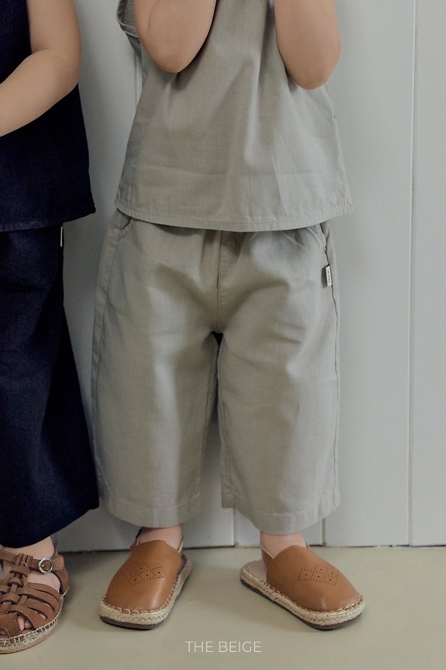 The Beige - Korean Baby Fashion - #babyboutique - 26 Linen Wide Pants - 8