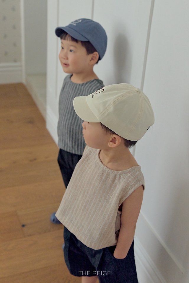 The Beige - Korean Baby Fashion - #babyboutique - ST Woven Sleeveless - 6