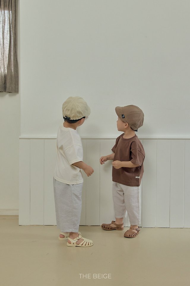 The Beige - Korean Baby Fashion - #babyboutiqueclothing - 8-Length Baggy Pants - 9