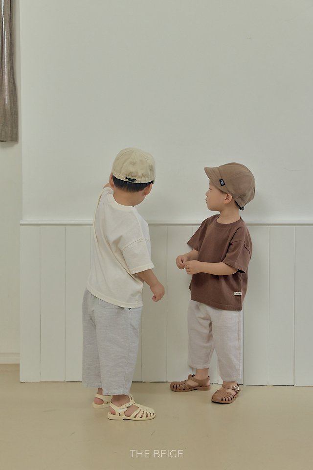The Beige - Korean Baby Fashion - #babyboutiqueclothing - Basic Short Sleeve Tee - 5