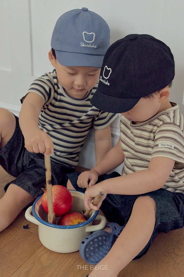 The Beige - Korean Baby Fashion - #babyboutiqueclothing - Ribbed Slim Tee - 3