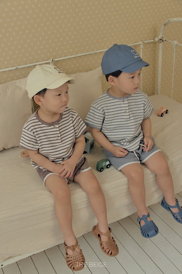 The Beige - Korean Baby Fashion - #babyboutiqueclothing - Waffle Shorts - 12