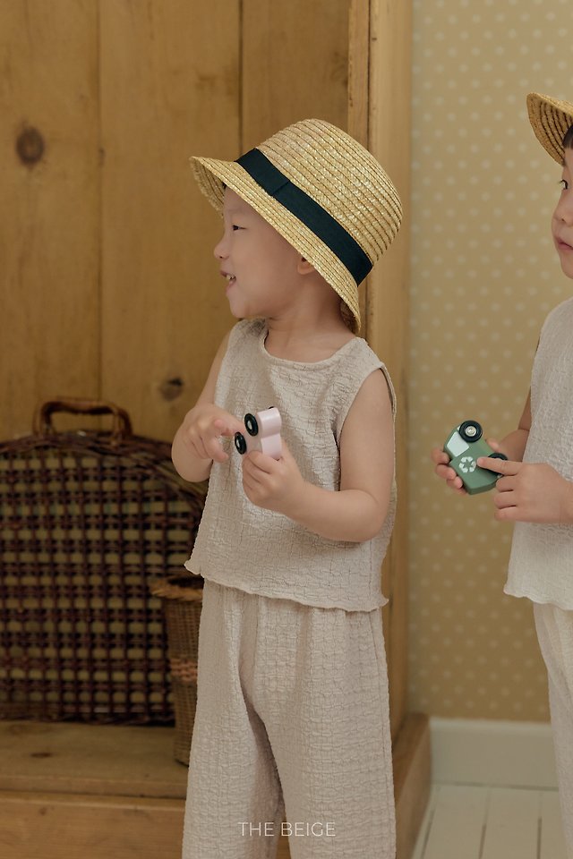 The Beige - Korean Baby Fashion - #babyboutiqueclothing - Wrinkle Set - 5