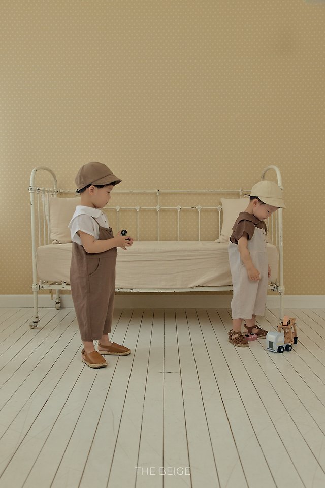 The Beige - Korean Baby Fashion - #babyboutiqueclothing - 26 Rib Overalls - 3
