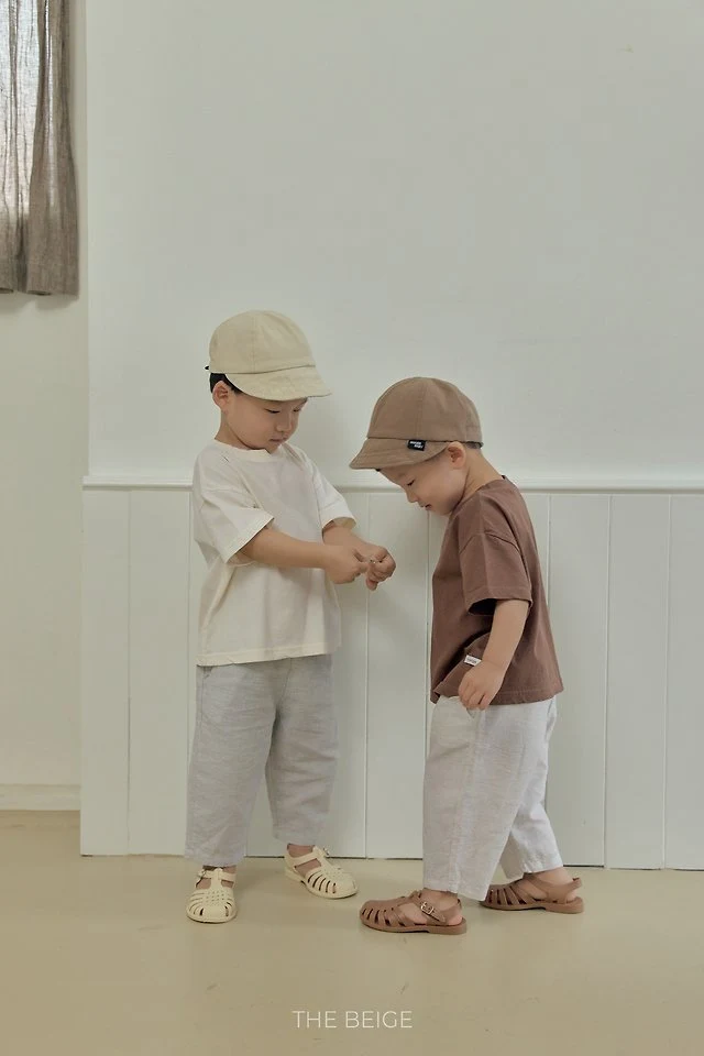The Beige - Korean Baby Fashion - #babyclothing - Basic Short Sleeve Tee - 6