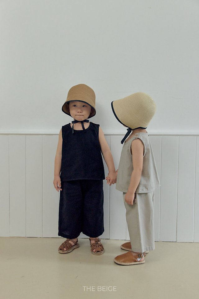 The Beige - Korean Baby Fashion - #babyclothing - Linen Long Sleeveless - 10