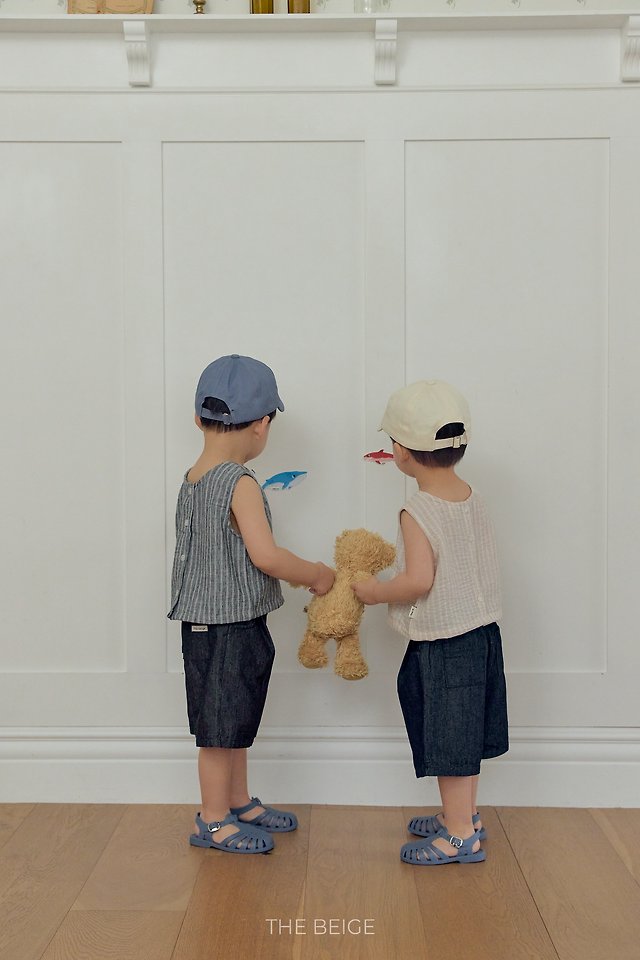The Beige - Korean Baby Fashion - #babyclothing - ST Woven Sleeveless - 8