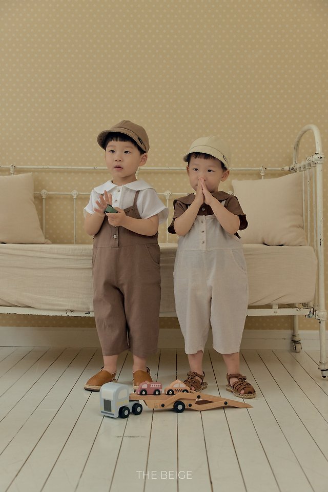 The Beige - Korean Baby Fashion - #babyboutiqueclothing - 26 Rib Overalls - 4