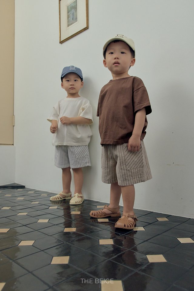 The Beige - Korean Baby Fashion - #babyfashion - Pocket Shorts - 9