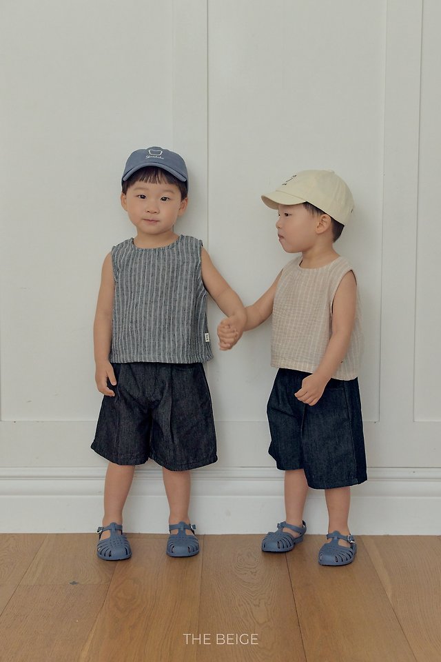 The Beige - Korean Baby Fashion - #babyfashion - Denim Shorts - 8