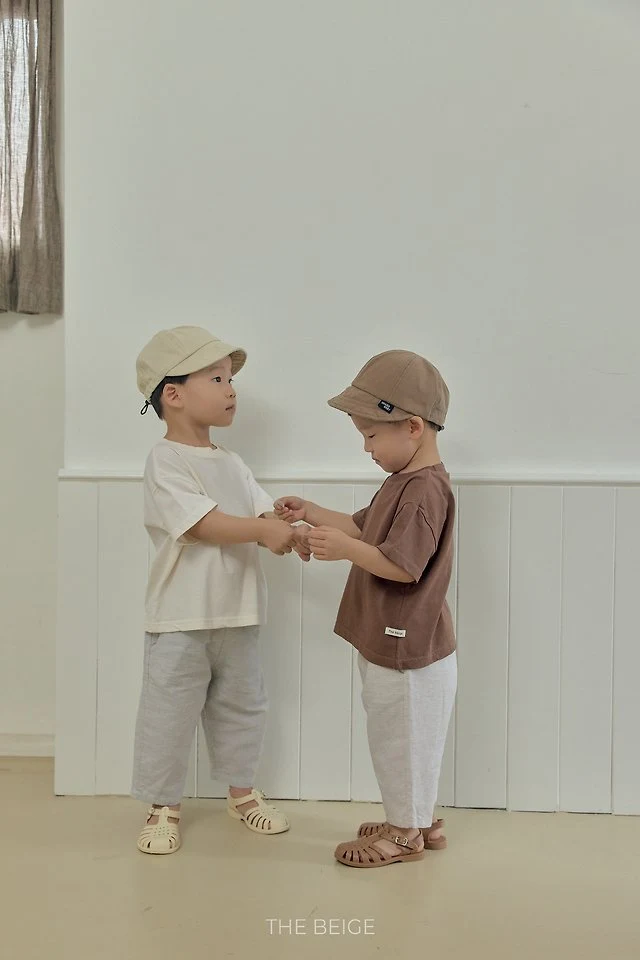 The Beige - Korean Baby Fashion - #babyfashion - Basic Short Sleeve Tee - 7