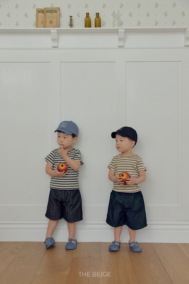 The Beige - Korean Baby Fashion - #babyfashion - Ribbed Slim Tee - 5