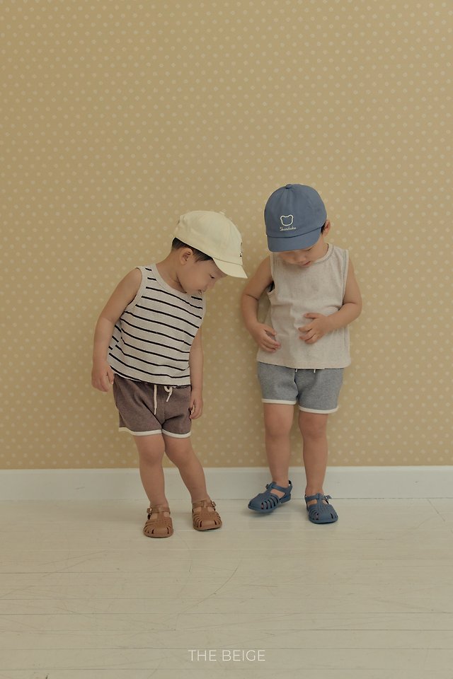 The Beige - Korean Baby Fashion - #babyclothing - Basic Sleeveless Tee - 4