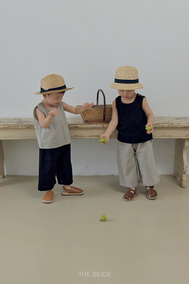 The Beige - Korean Baby Fashion - #babyfashion - 26 Linen Wide Pants - 12