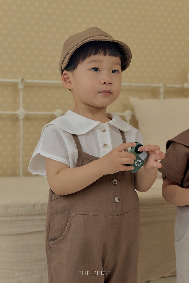 The Beige - Korean Baby Fashion - #babyfashion - 26 Rib Overalls - 5